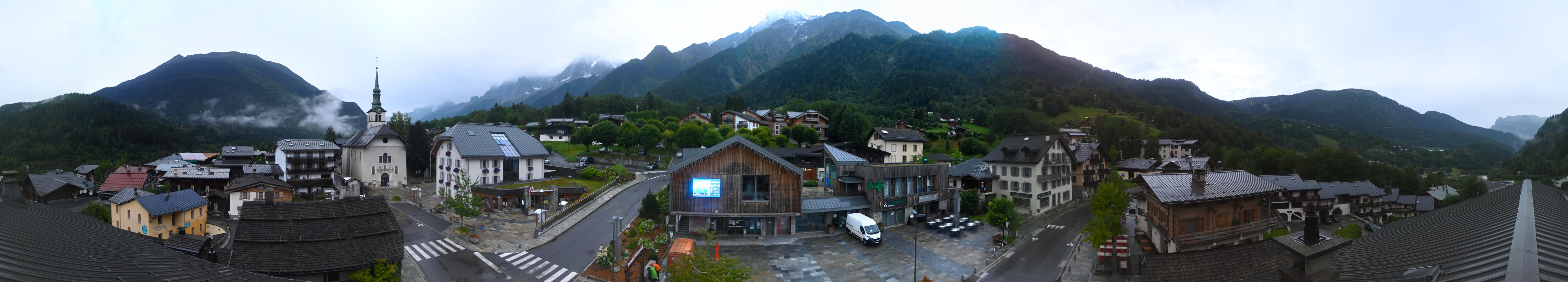 Les Houches webcam - village panorama