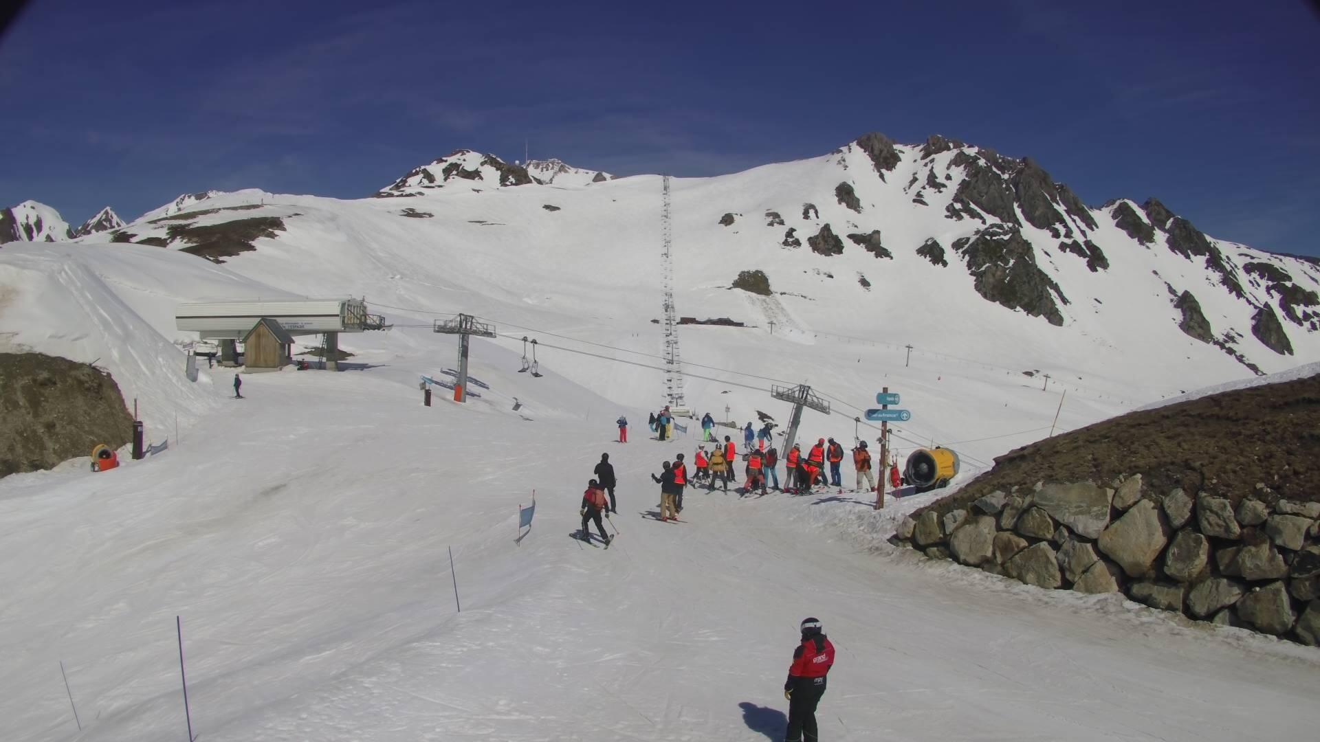 Bareges La Mongie webcam - Liaison lift station